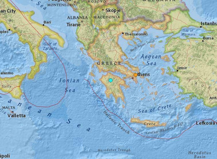 Грецию всколыхнуло землетрясение - 16 января 2018 - Телеканал новостей 24