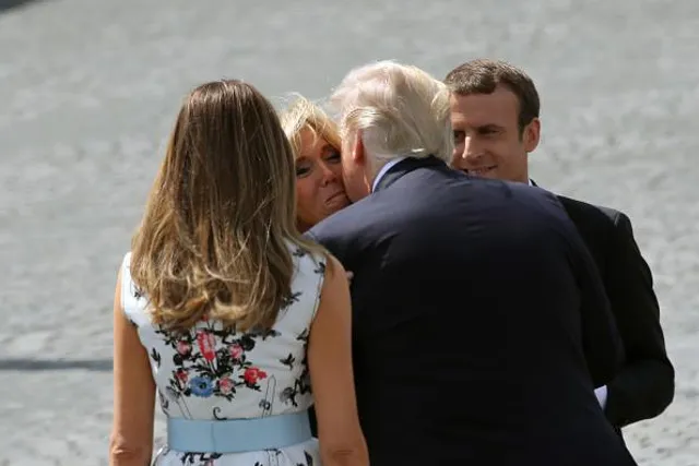 Дональд Трамп Меланія Макрон Бріжит Дональд Трамп Меланія Макрон Бріжит