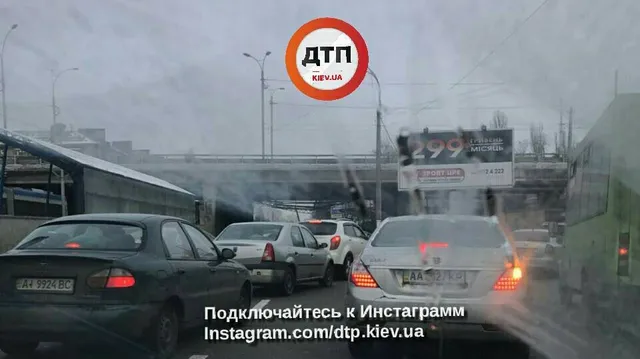 Київ аварія шляхопровід Київ аварія шляхопровід