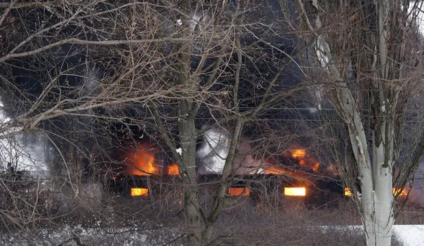 Пожежа на складі у Слов'янську