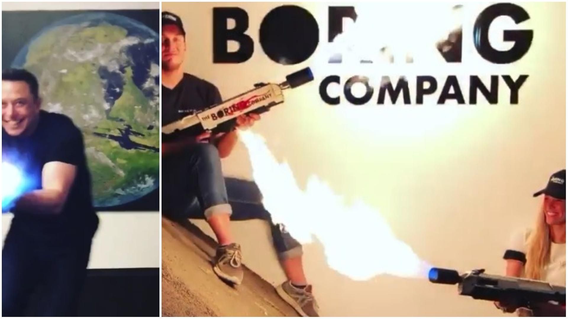 Ілон Маск показав новий вражаючий вогнемет The Boring Company: відео