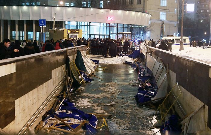 Строительная конструкция обрушилась в Москве: есть пострадавшие Строительная конструкция обрушилась в Москве: есть пострадавшие