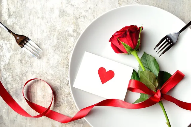 Романтична вечеря на двох на День святого Валентина 