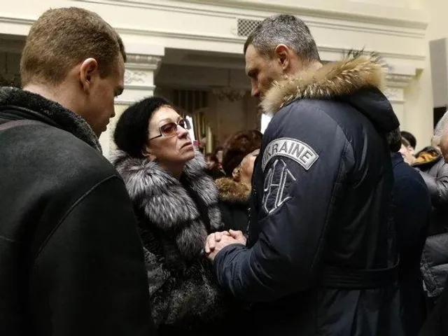 Каденюк похорон Кличко Каденюк похорон Кличко