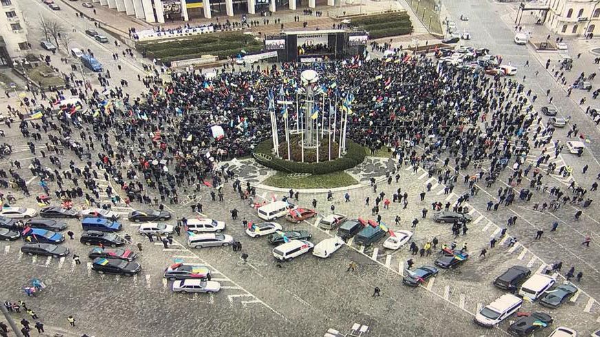 Масові акції у центрі Києва: коментар поліції щодо порушень 
