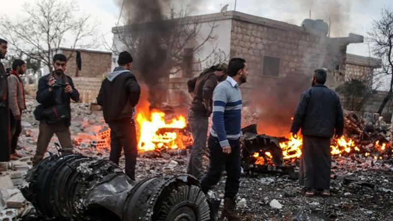 У мережі з'явилося відео останніх секунд життя російського пілота СУ-25, який загинув у Сирії У мережі з'явилося відео останніх секунд життя російського пілота СУ-25, який загинув у Сирії