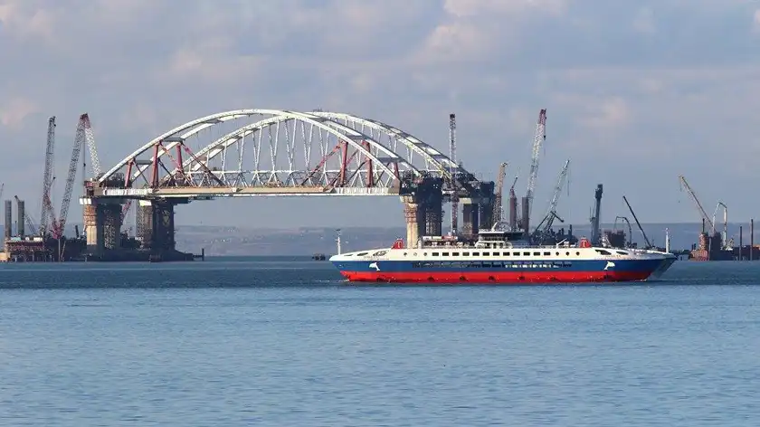 Оккупанты похвастались достижениями за два года строительства "Керченского моста"
