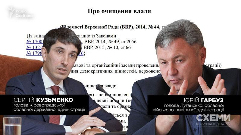 Одіозні очільники двох областей уникнули люстрації завдяки Адміністрації Президента