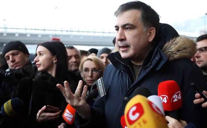 Саакашвили в Польше: появилось первое видео