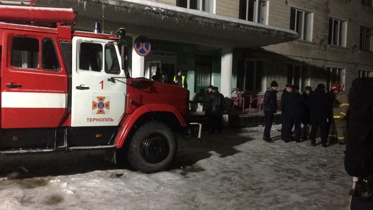 В Тернополе возник пожар в больнице: 17 детей спасли