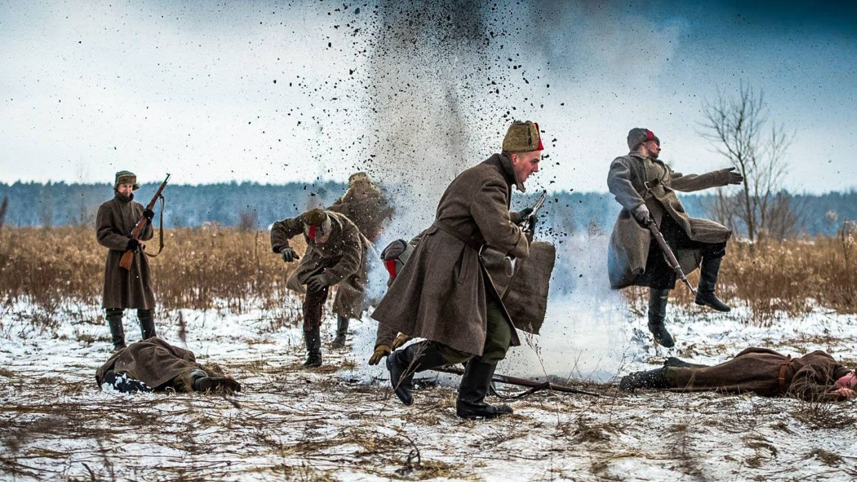 Нацгвардійці розповіли про зйомки в історичній сазі "Крути"