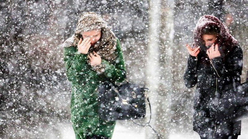 Морозы в Украине и сильные снегопады 27 и 28 февраля 2018