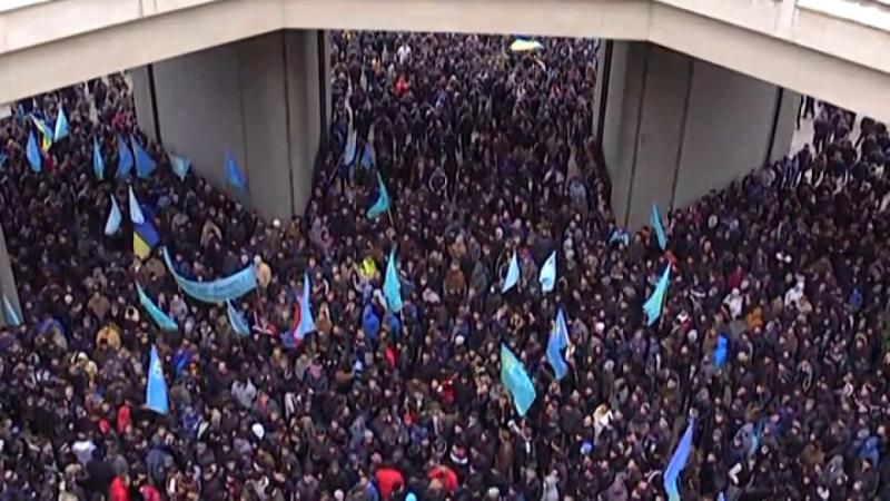 Как не бескровно аннексировали Крым: последний митинг и убийство украинского прапорщика