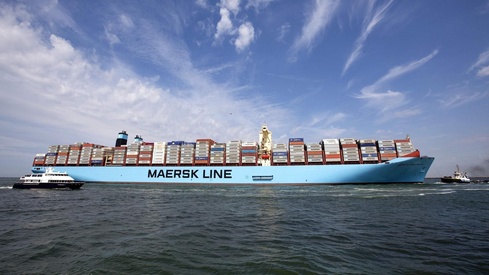 Крупнейший в мире контейнерный перевозчик уходит из Одесского порта Крупнейший в мире контейнерный перевозчик уходит из Одесского порта