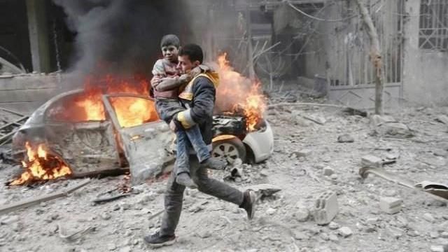 Россия и сирийские власти виновные в страдании мирных жителей Восточной Гуты, - Трамп и Мэй