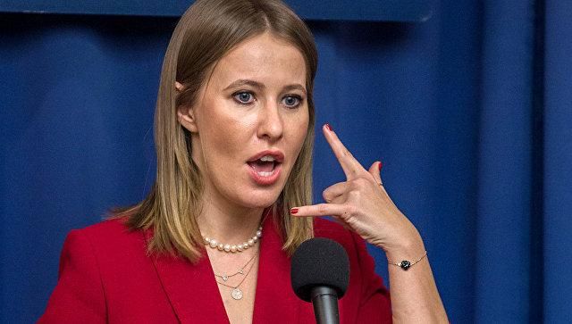 Собчак загремела в базу "Миротворца" Собчак загремела в базу "Миротворца"