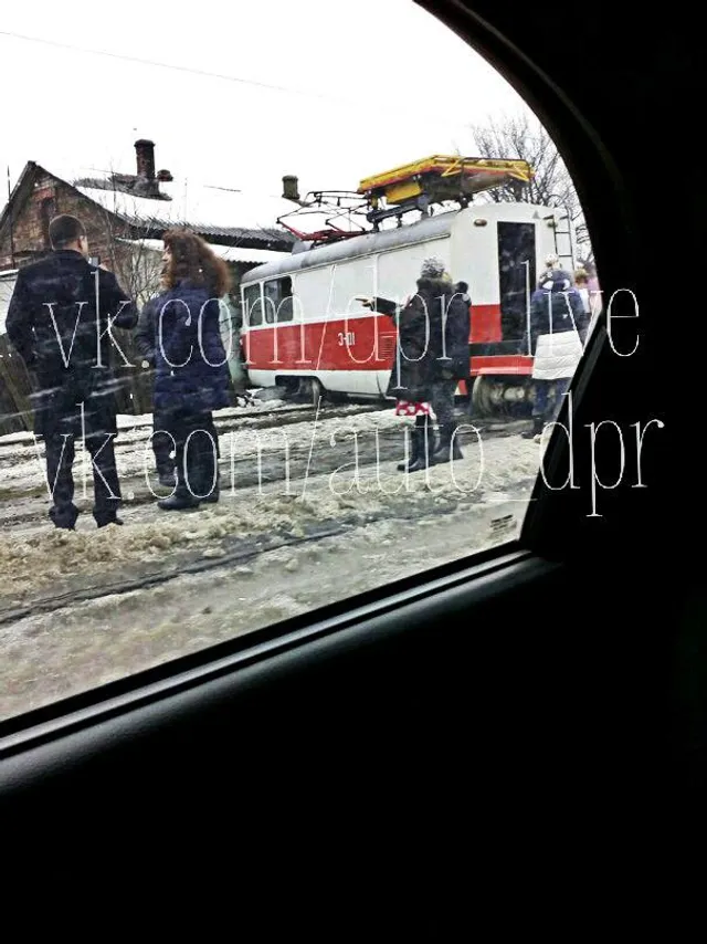 Трамвай аварія Донецьк