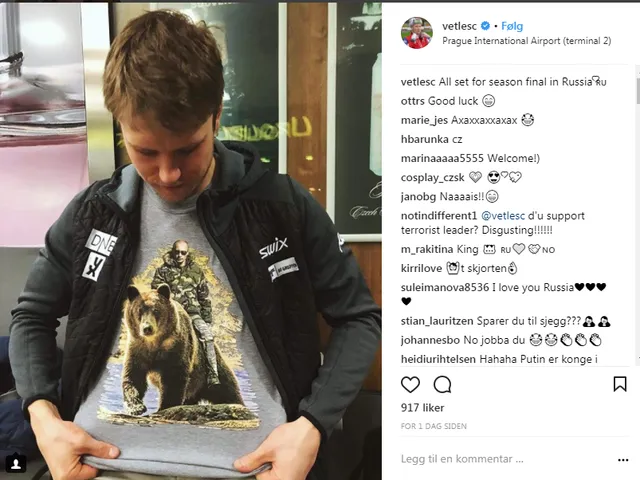 Крістіансен футболка з Путіним Крістіансен футболка з Путіним