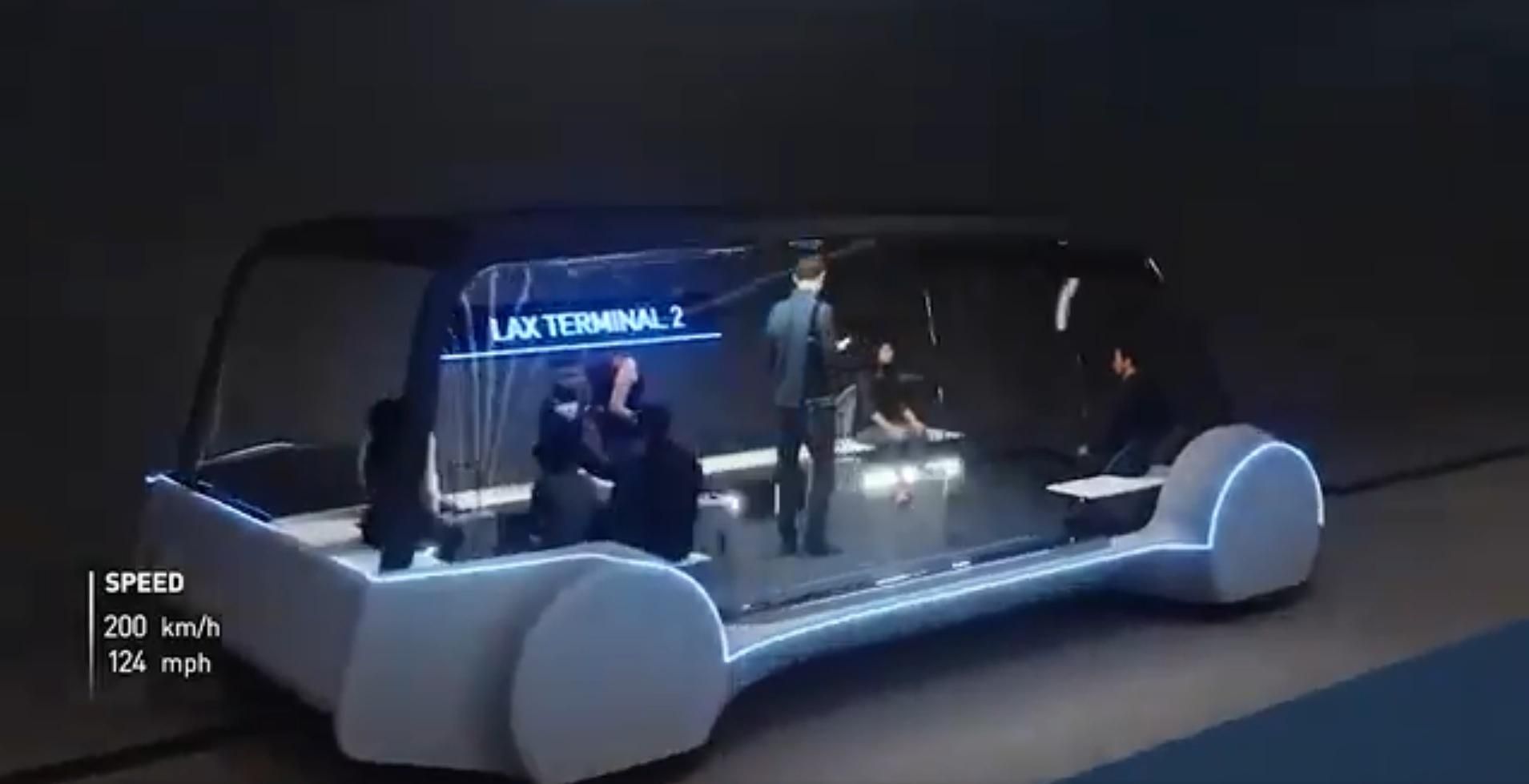 Илон Маск показал электробусы для тоннелей под городами: впечатляющее видео Илон Маск показал электробусы для тоннелей под городами: впечатляющее видео