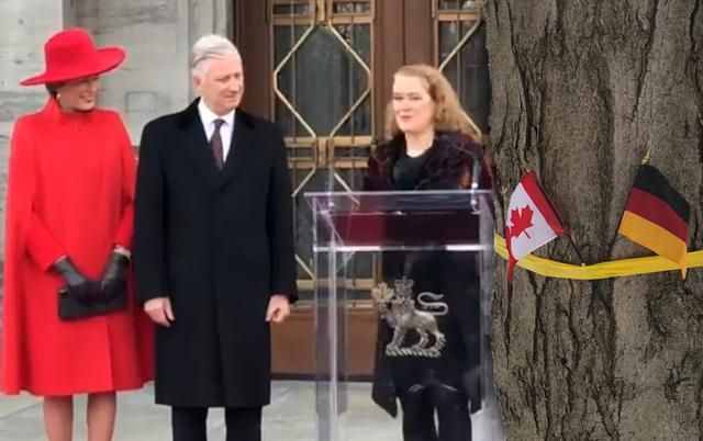 В Канаді трапився конфуз із прапорами під час візиту короля Бельгії: фото