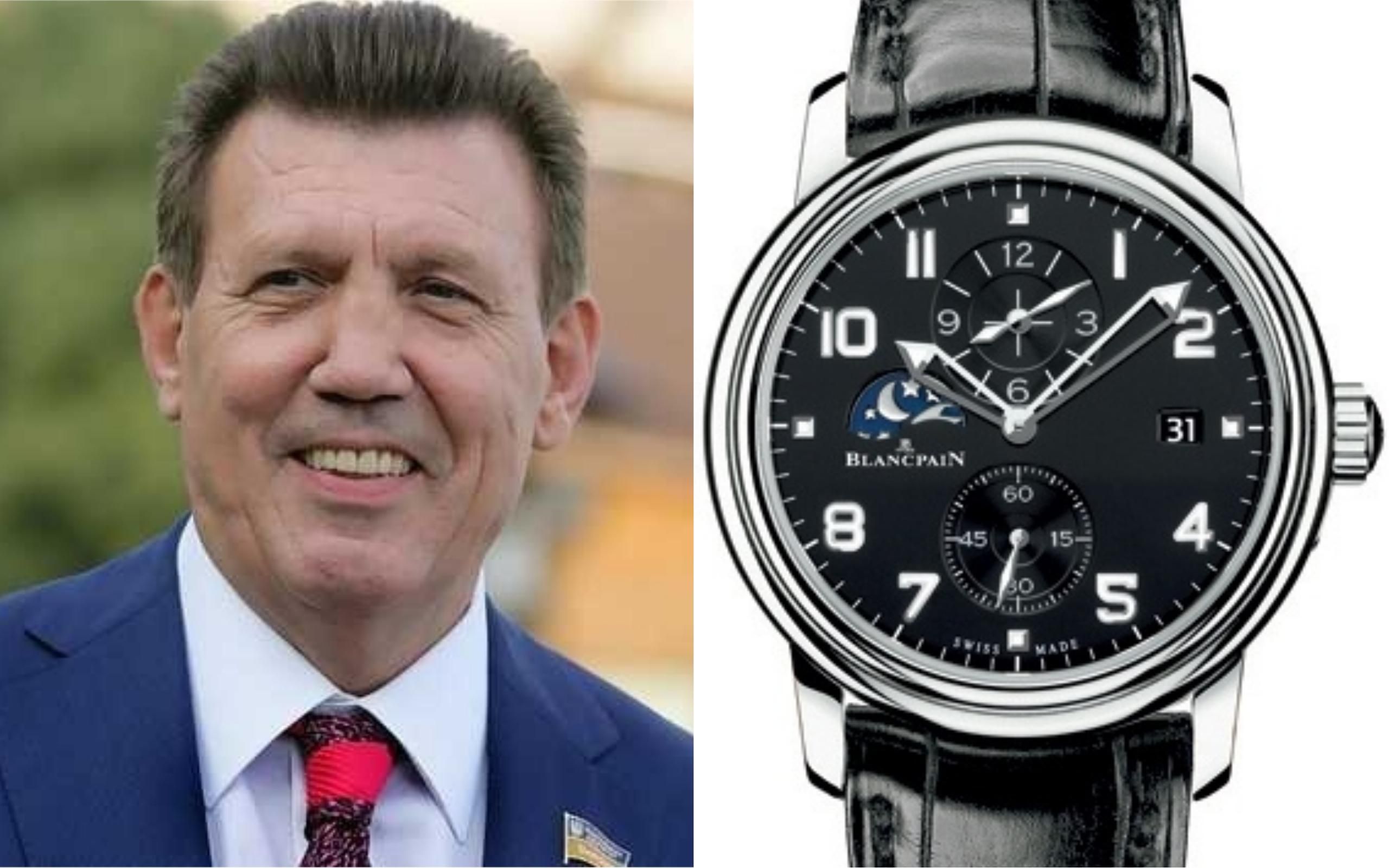 Одіозний нардеп Ківалов прийшов на роботу з годинником за 16 тисяч доларів: фото