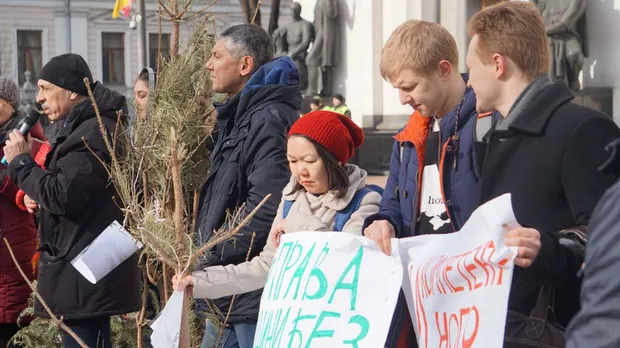 Мітинг під Радою за нового омбудсмена