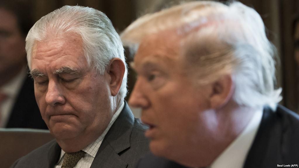 Трамп резко прокомментировал увольнение Тиллерсона Трамп резко прокомментировал увольнение Тиллерсона