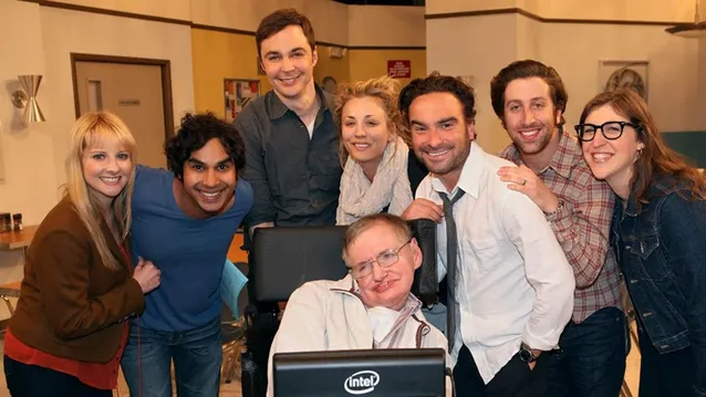 Стівен Хокінг та актори серіалу Стівен Хокінг та актори серіалу