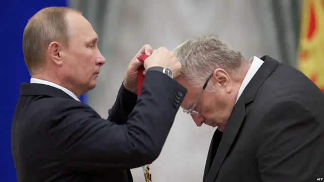 Володимир Жиріновський весь час обіцяє стерти Україну з лиця Землі Володимир Жиріновський весь час обіцяє стерти Україну з лиця Землі