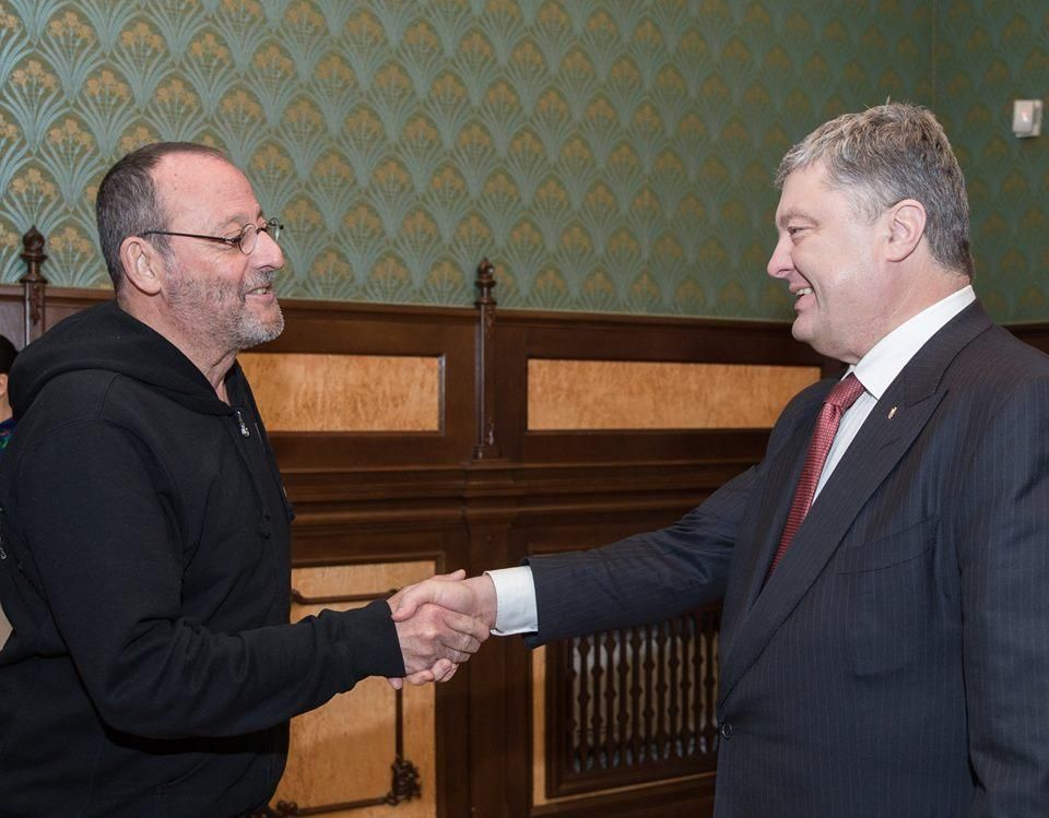 Жано Рено завітав у гості до Порошенка: фото Жано Рено завітав у гості до Порошенка: фото