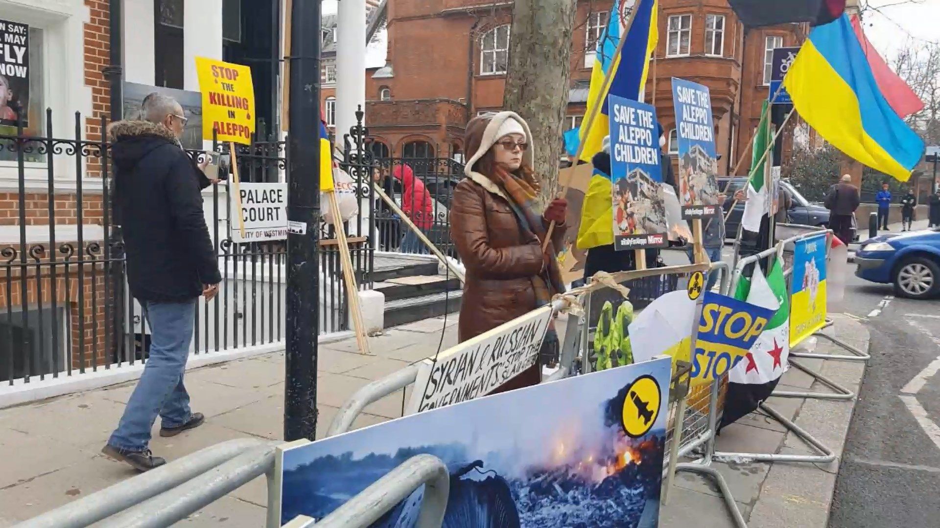 Лондонські активісти вийшли на мітинг проти російської влади