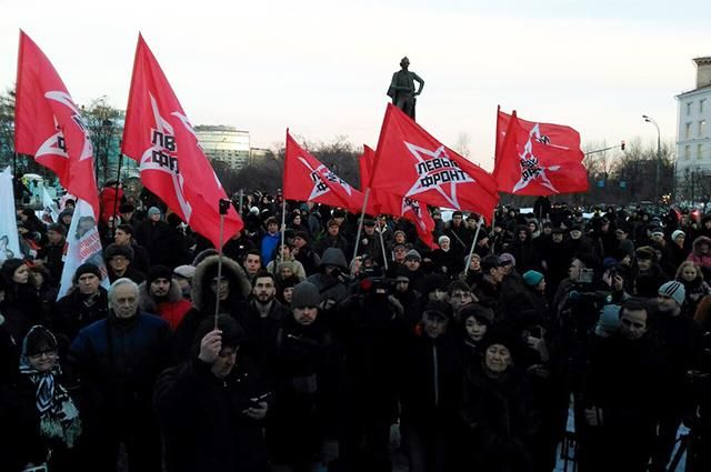 В Москві вийшли на протест незгідні із перемогою Путіна на виборах президента