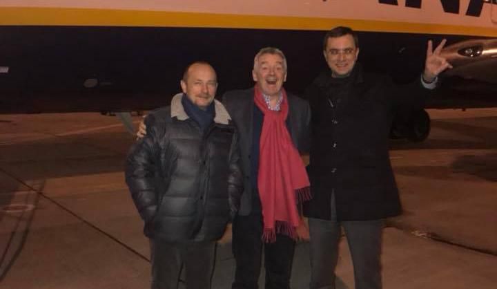 Глава Ryanair прилетел в Киев: фото Глава Ryanair прилетел в Киев: фото