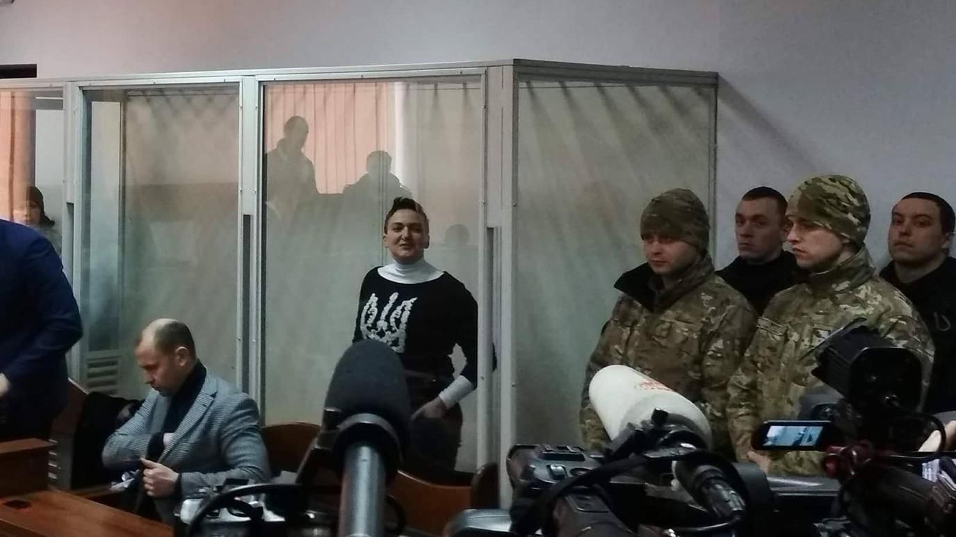 Савченко брутально обматюкала прокурора у суді