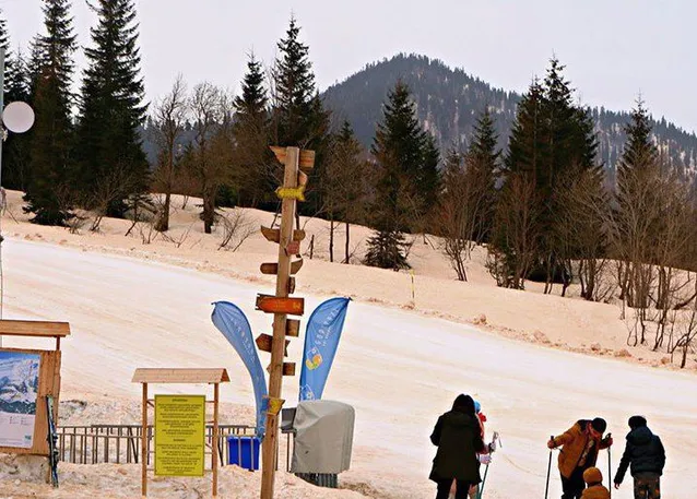 Помаранчевий сніг випав у Грузії Помаранчевий сніг випав у Грузії