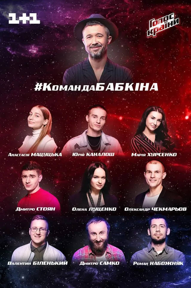 Голос країни 8: команда Сергія Бабкіна