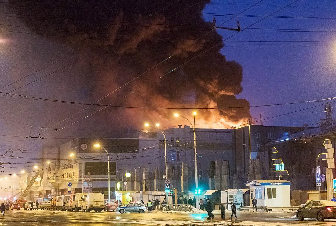 Затримали охоронця, який відключив систему оповіщення під час пожежі в ТЦ у Кемерово