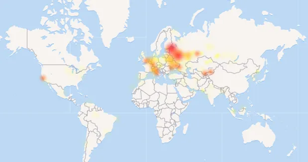Збій у роботі Telegram Збій у роботі Telegram