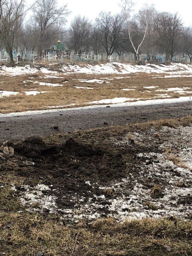 Обстріл кладовища в Зайцевому