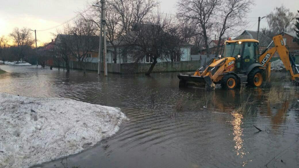 На Полтавщині швидке танення снігу спровокувало паводки