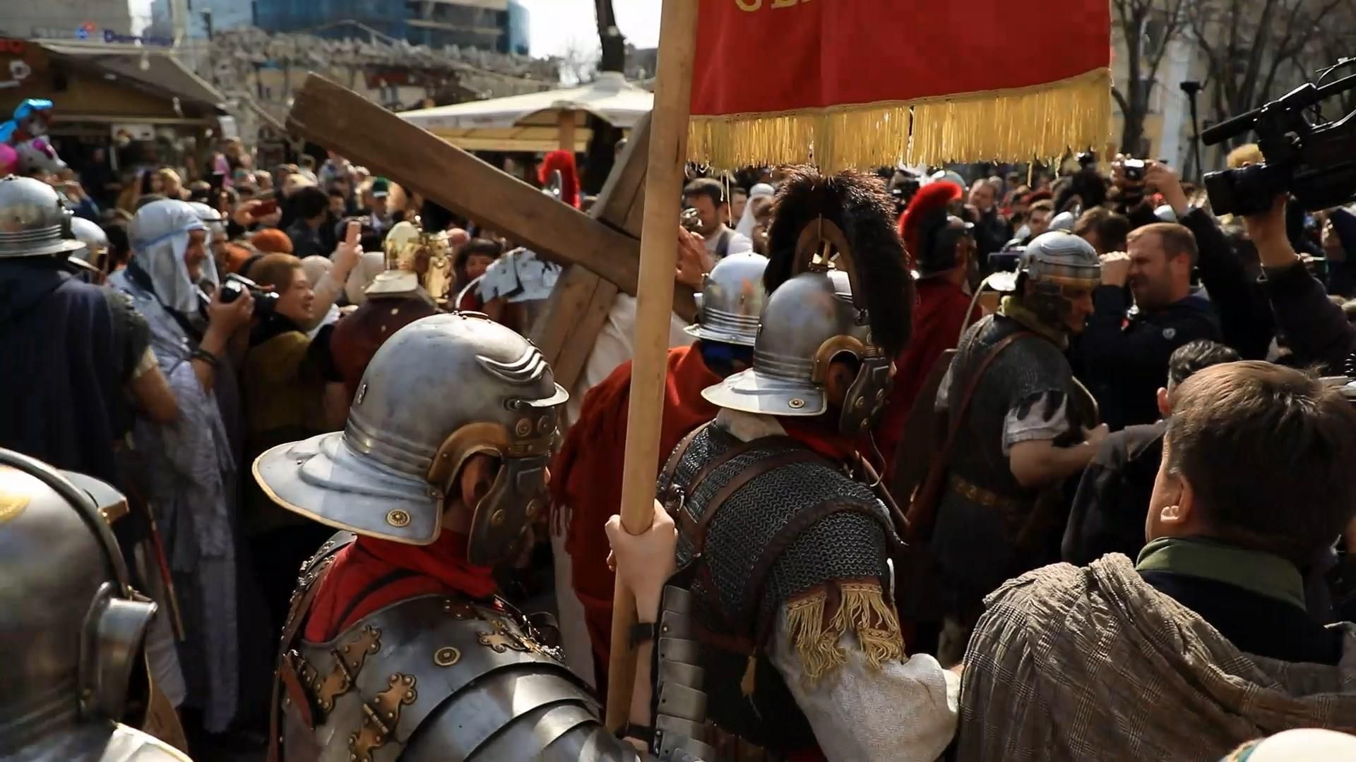 В Одессе воссоздали предпасхальные библейские события В Одессе воссоздали предпасхальные библейские события