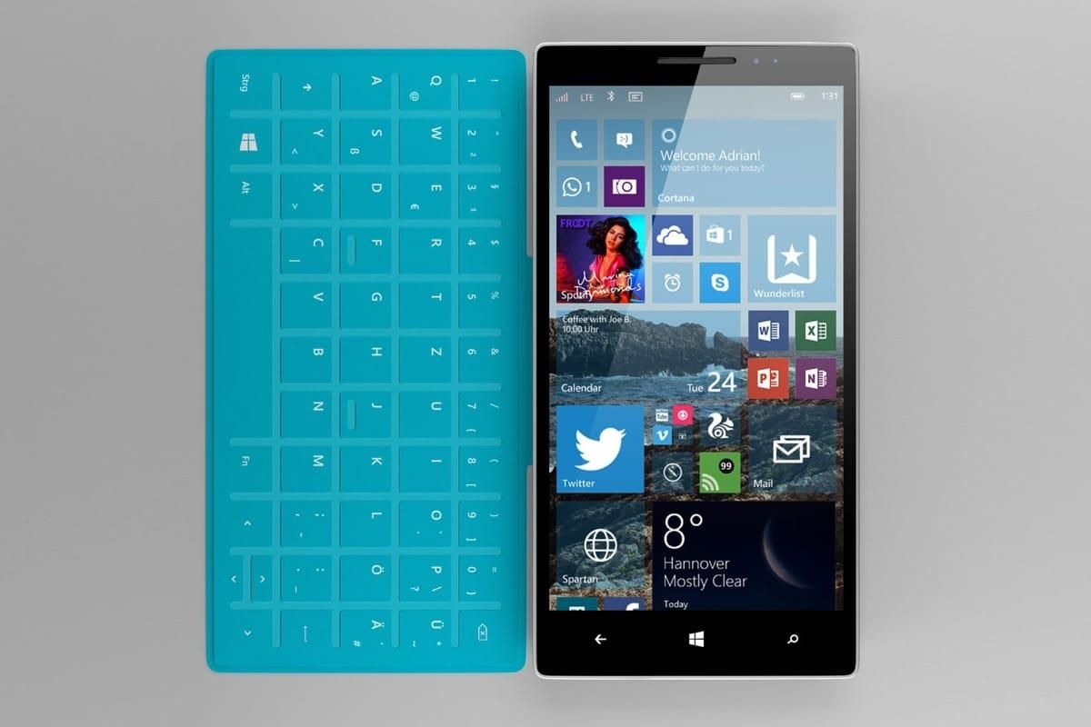Компания Microsoft запатентовала смартфон с двойным дисплеем
