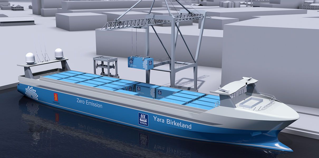 В Норвегії планують використовувати безпілотні вантажні судна