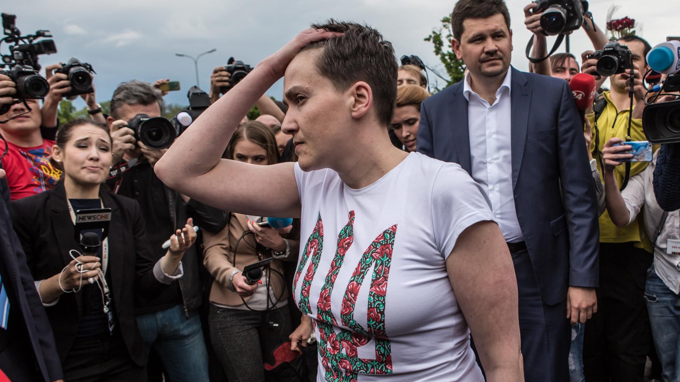 Савченко назвала умови, за яких проходитиме перевірку на поліграфі Савченко назвала умови, за яких проходитиме перевірку на поліграфі