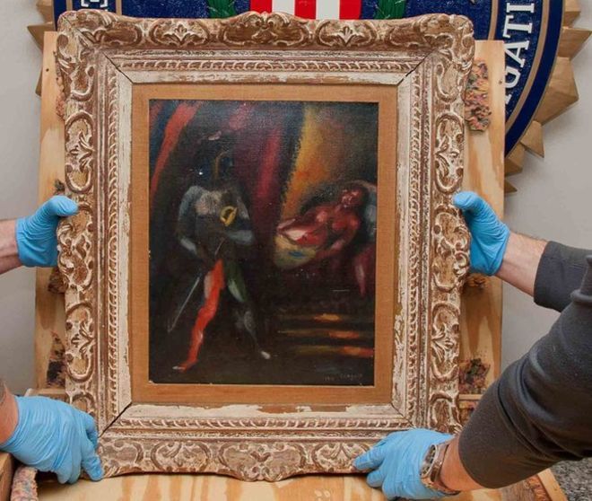 Украденную 30 лет назад картину "Отелло и Дездемона" нашли
