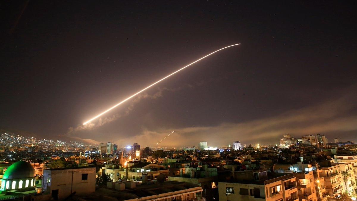 З’явилася карта з цілями ракетних ударів по Сирії З’явилася карта з цілями ракетних ударів по Сирії