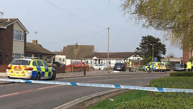 Автомобіль наїхав на пішоходів у Великій Британії Автомобіль наїхав на пішоходів у Великій Британії