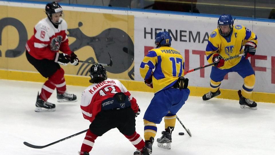 ЧМ по хоккею: Украина одержала эффектную победу над Австрией