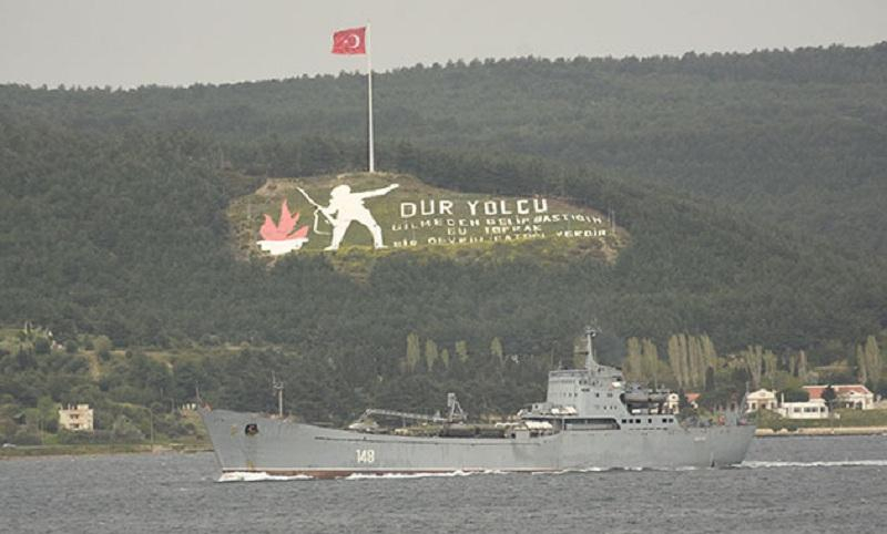 Россия отправила в Сирию десантный корабль: фото