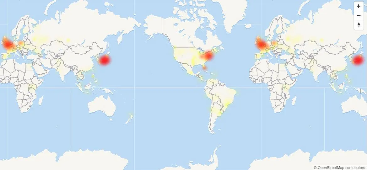 У роботі Twitter стався збій 